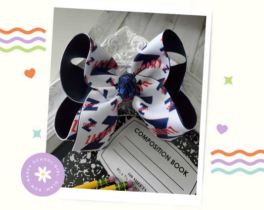 Zachary Schools Hair Bow (Multi Z)