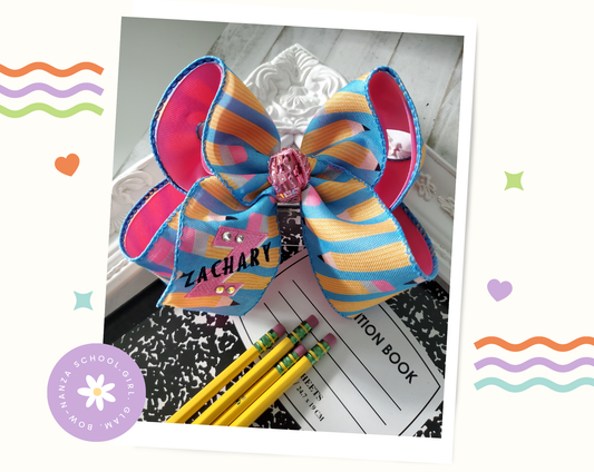 Zachary Logo Hair Bow