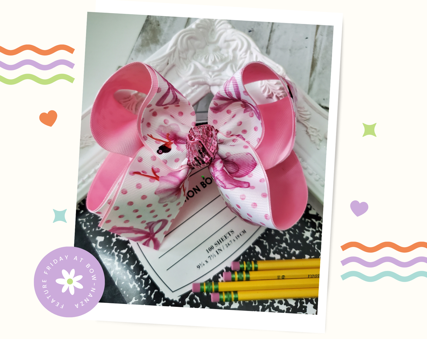 Ballerina Hair Bow