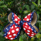 Layered Polka Dot Hair Bow