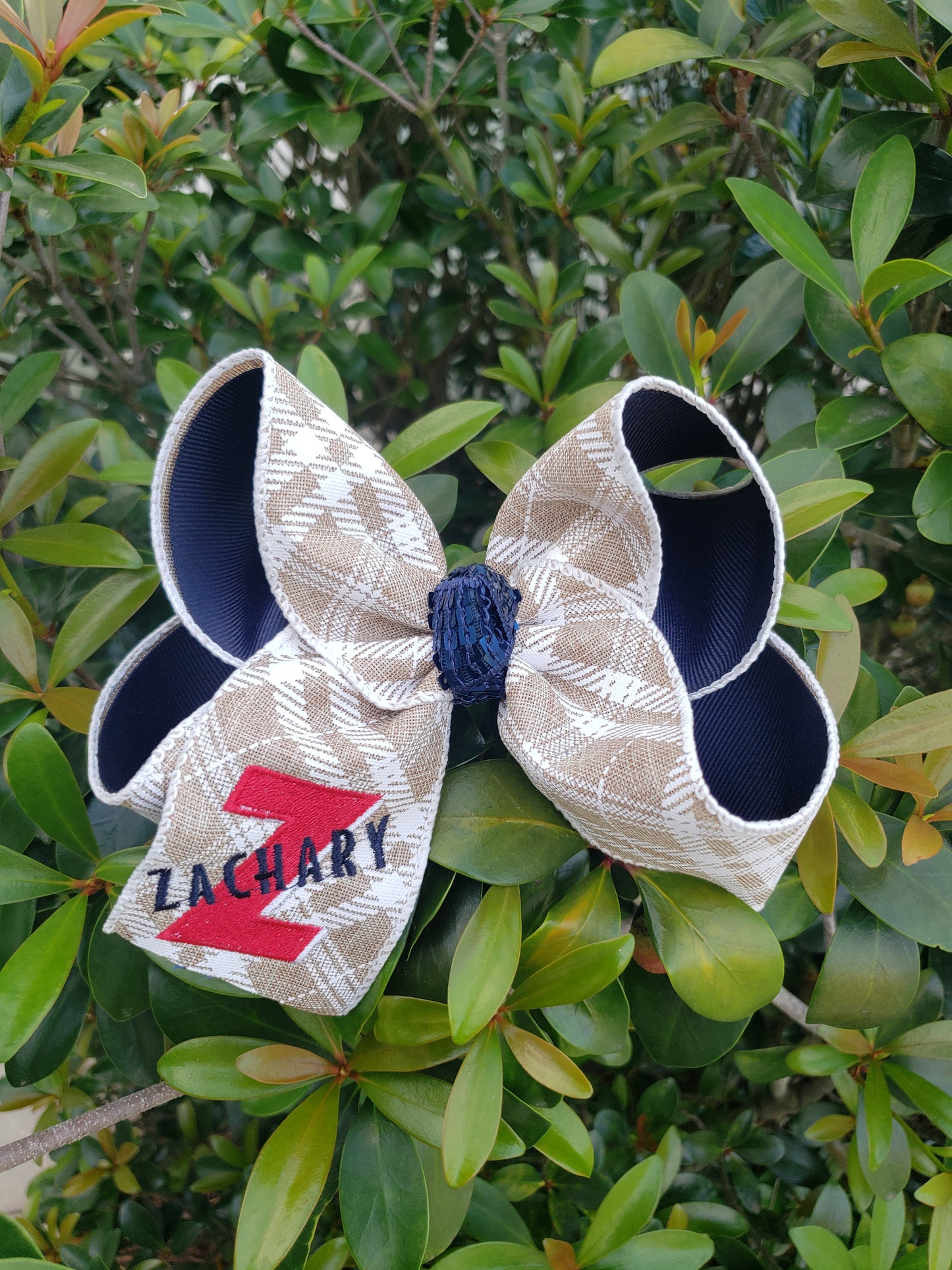 Zachary Logo Hair Bow