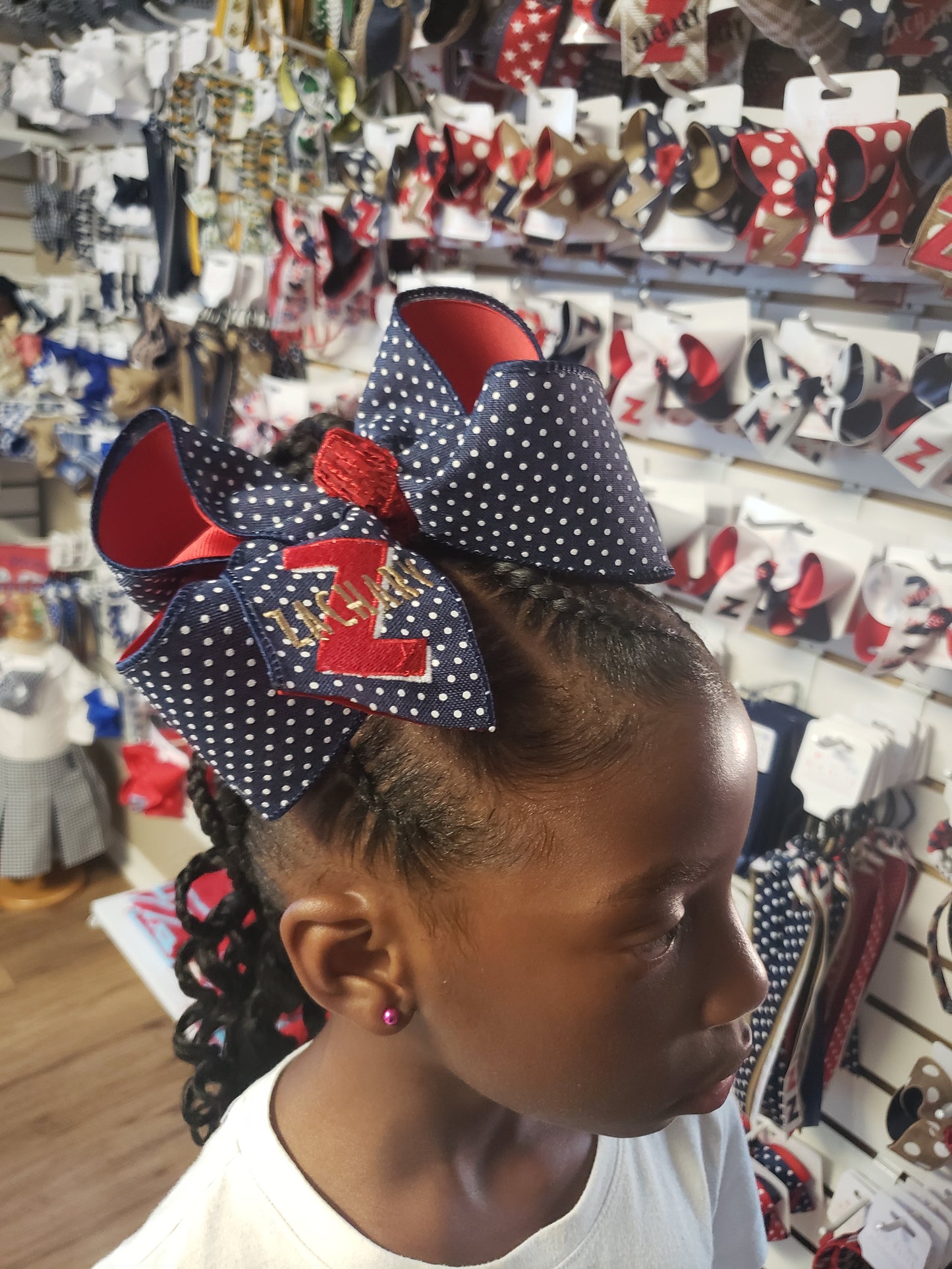 Zachary Logo Hair Bow