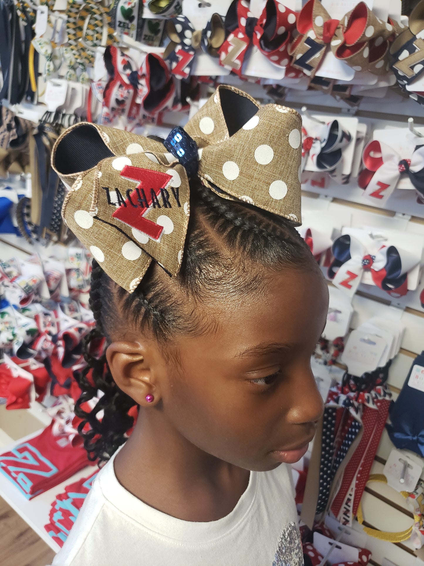 Zachary Logo Hair Bow