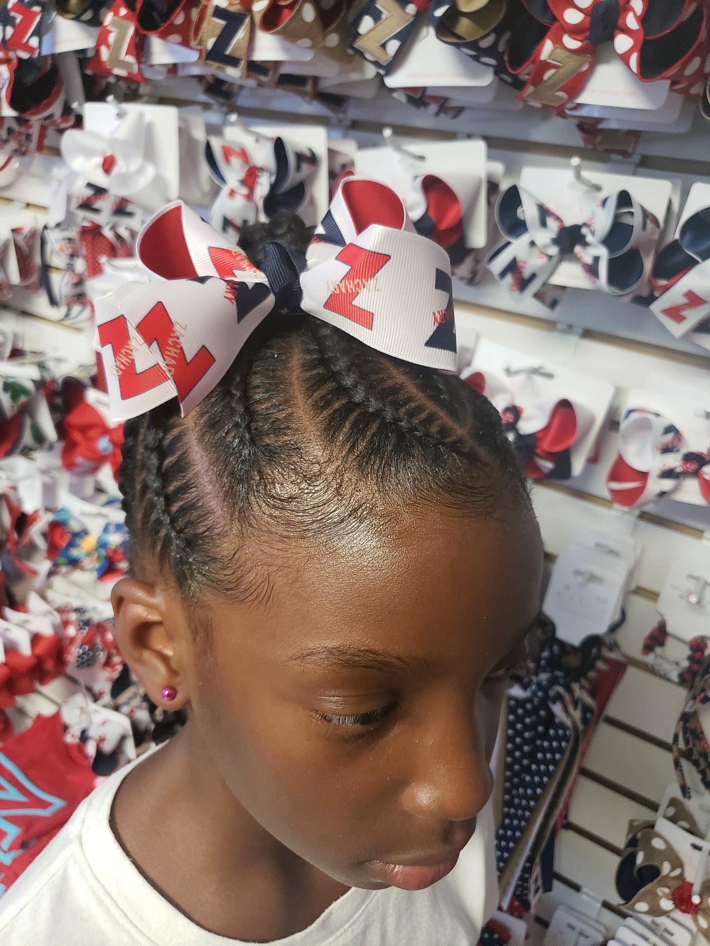 Zachary School Logo Hair Bow