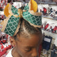 Green & Yellow Gold Quatrafoil Hair Bow