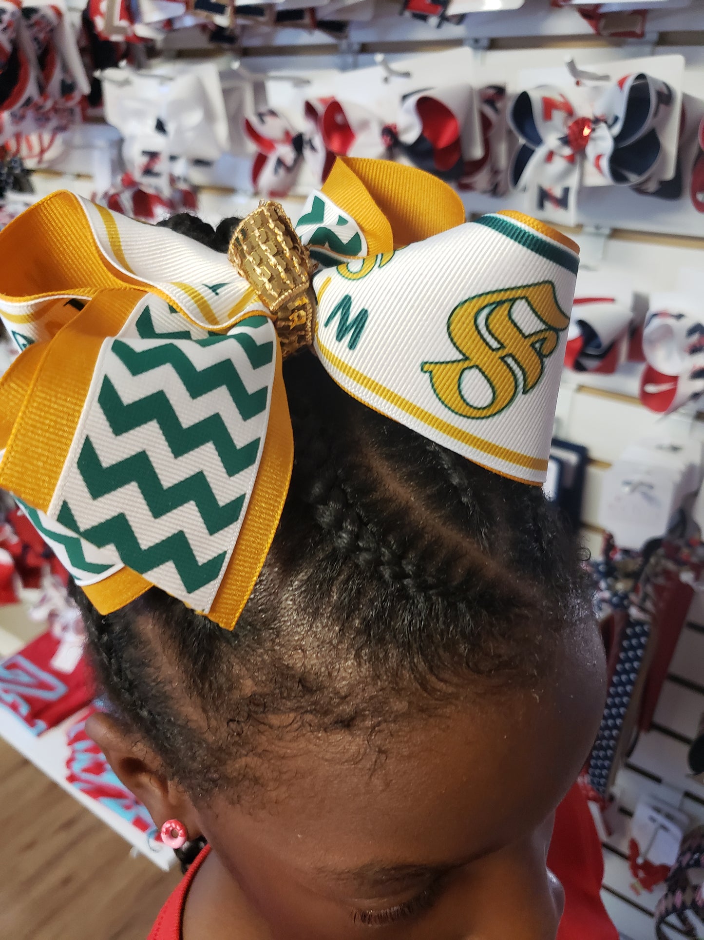 Silliman School Spirit Hair Bow