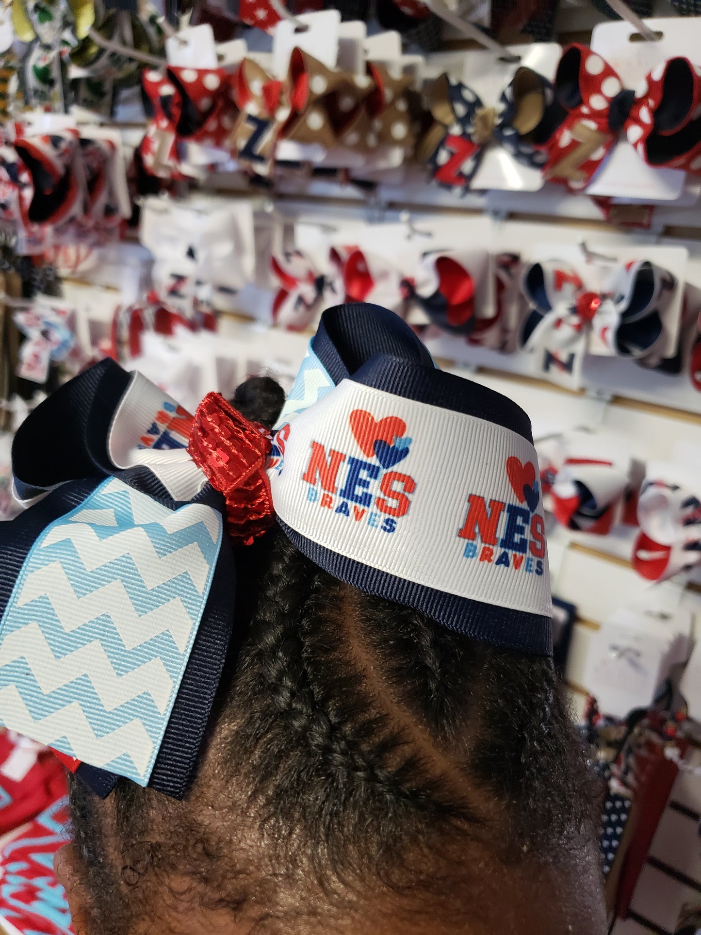 NES School Spirit Hair Bow