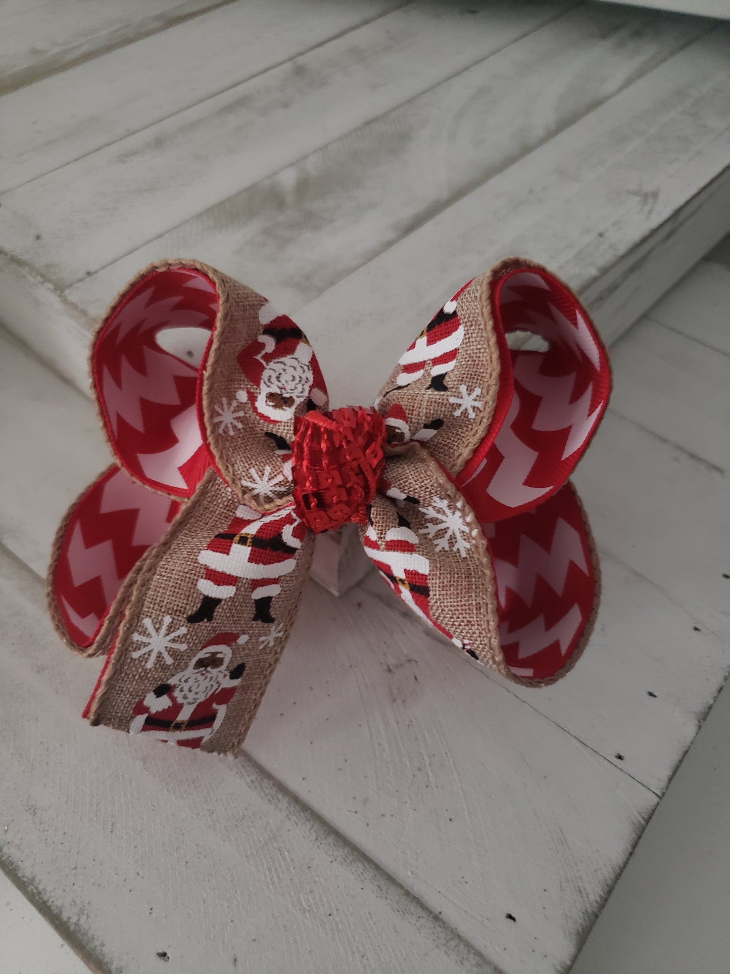 Santa Claus Hair Bow