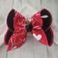 Valentine Hearts Hair Bow