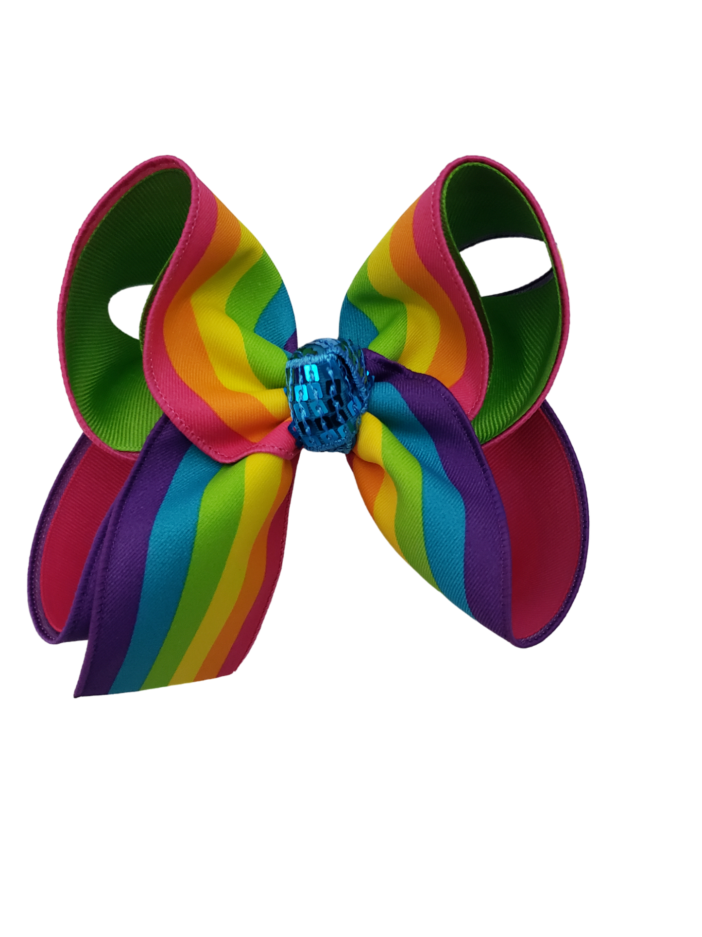 Rainbow Hair Bow