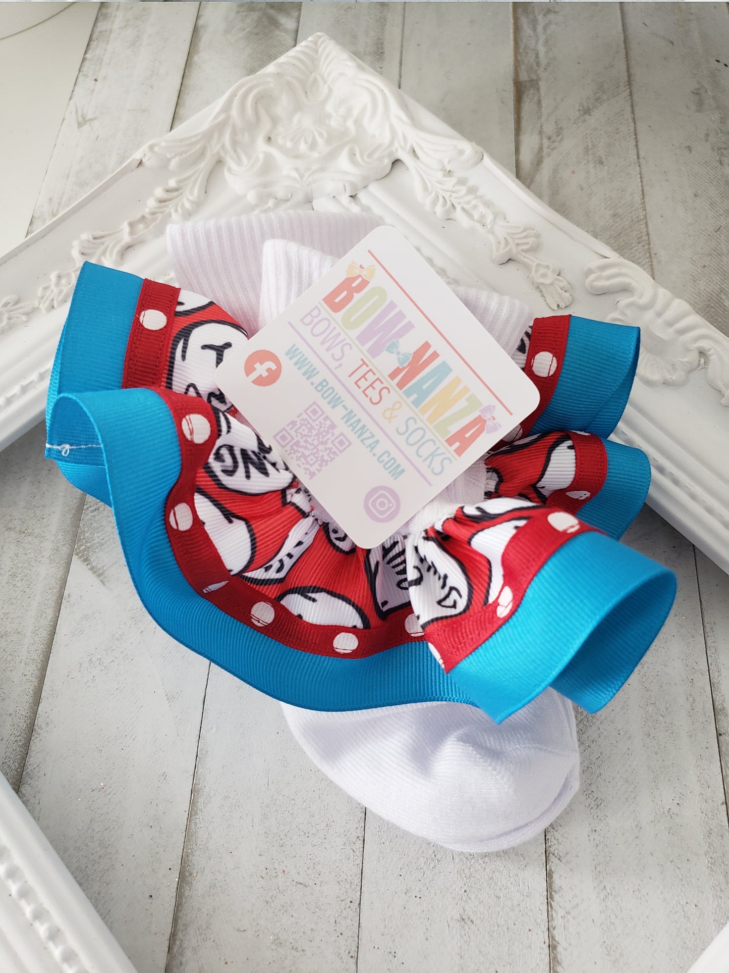 Read Across America Ruffled Socks