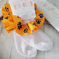 Paw Print Ruffled Socks