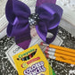 Crayon Hair Bow Bundle