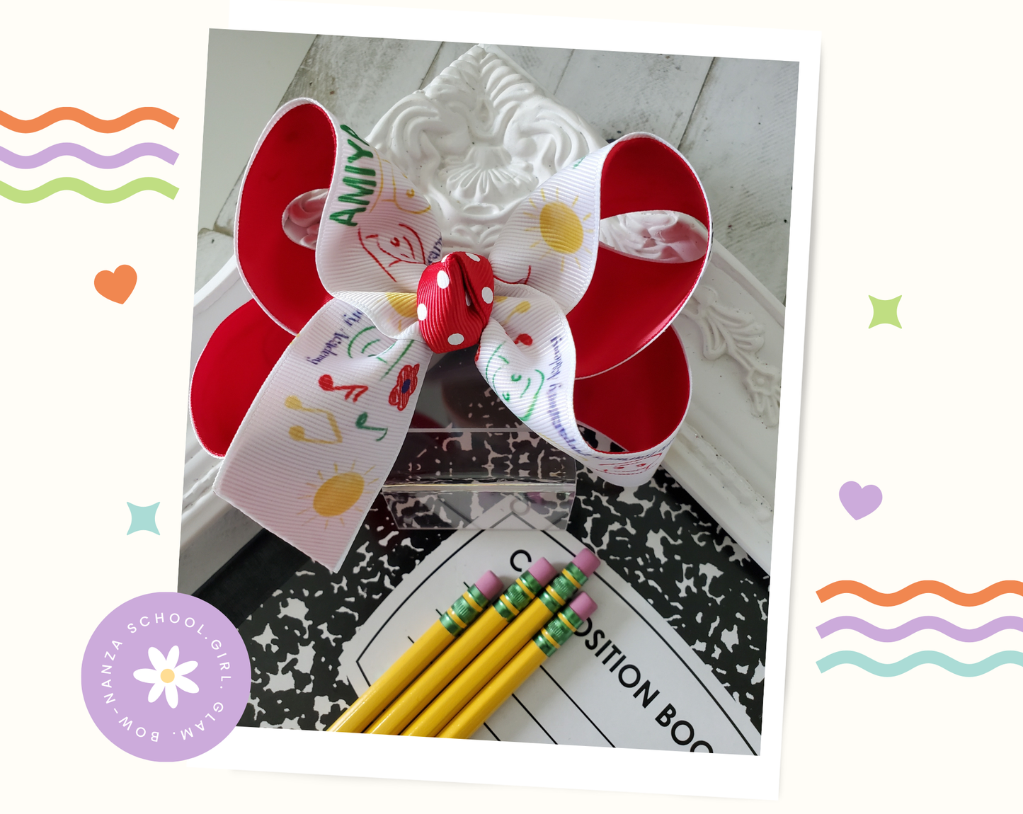 Little Learner's Preparatory Academy Hair Bow