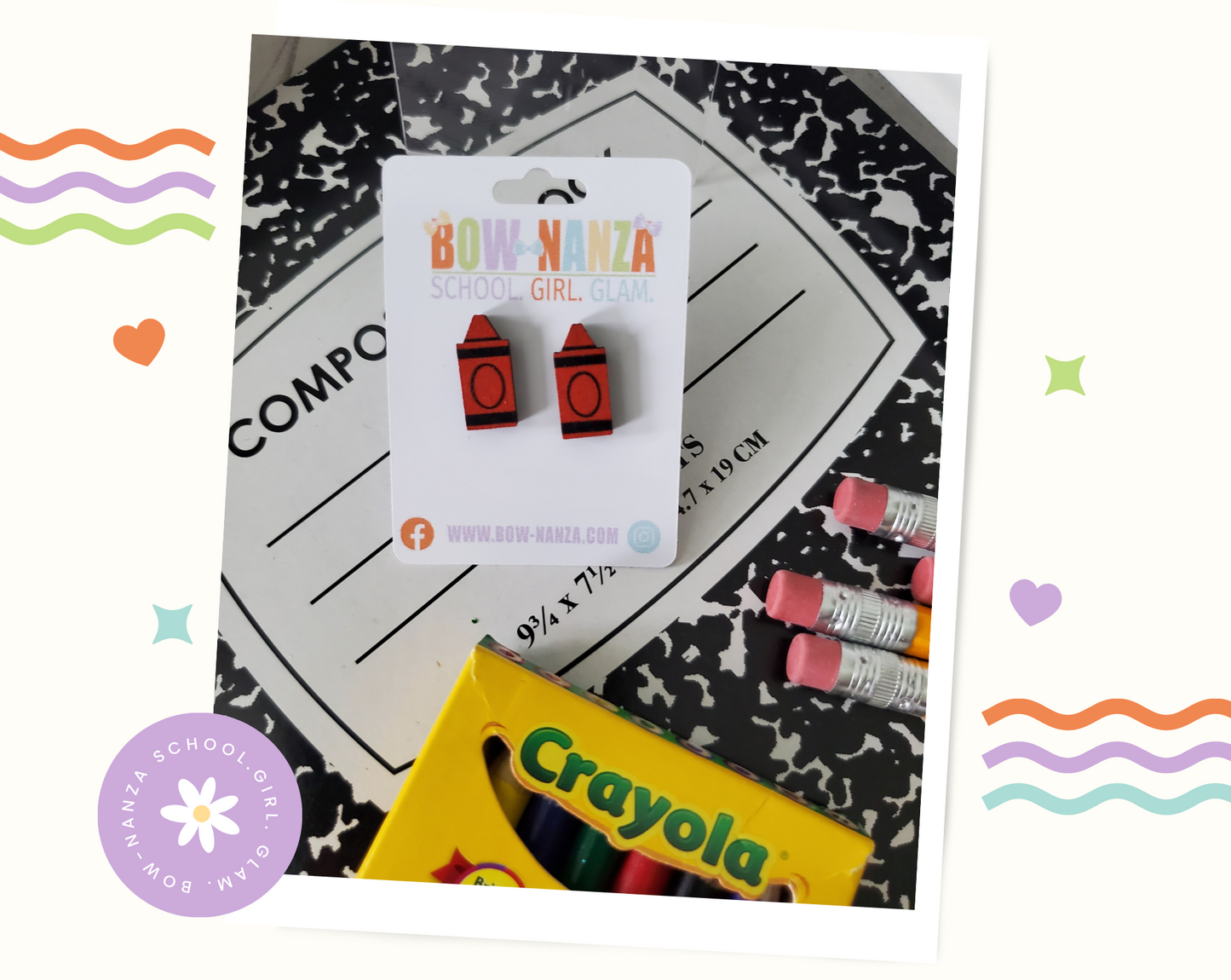 Crayon Earrings