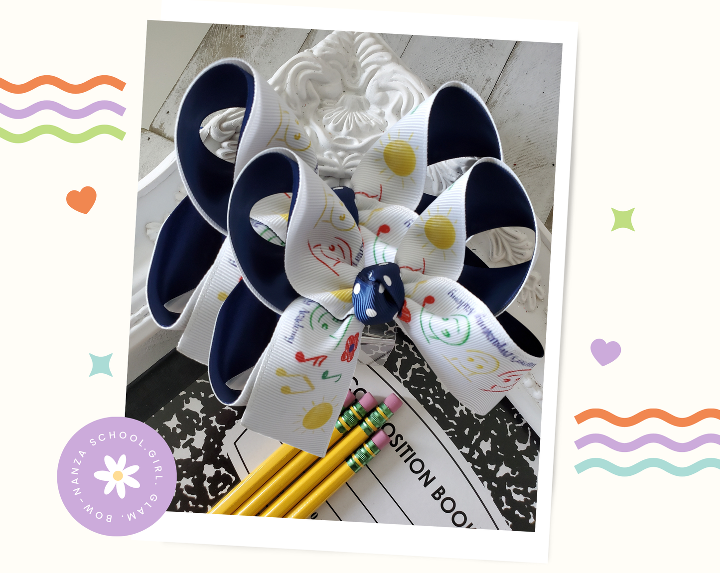 Little Learner's Preparatory Academy Hair Bow