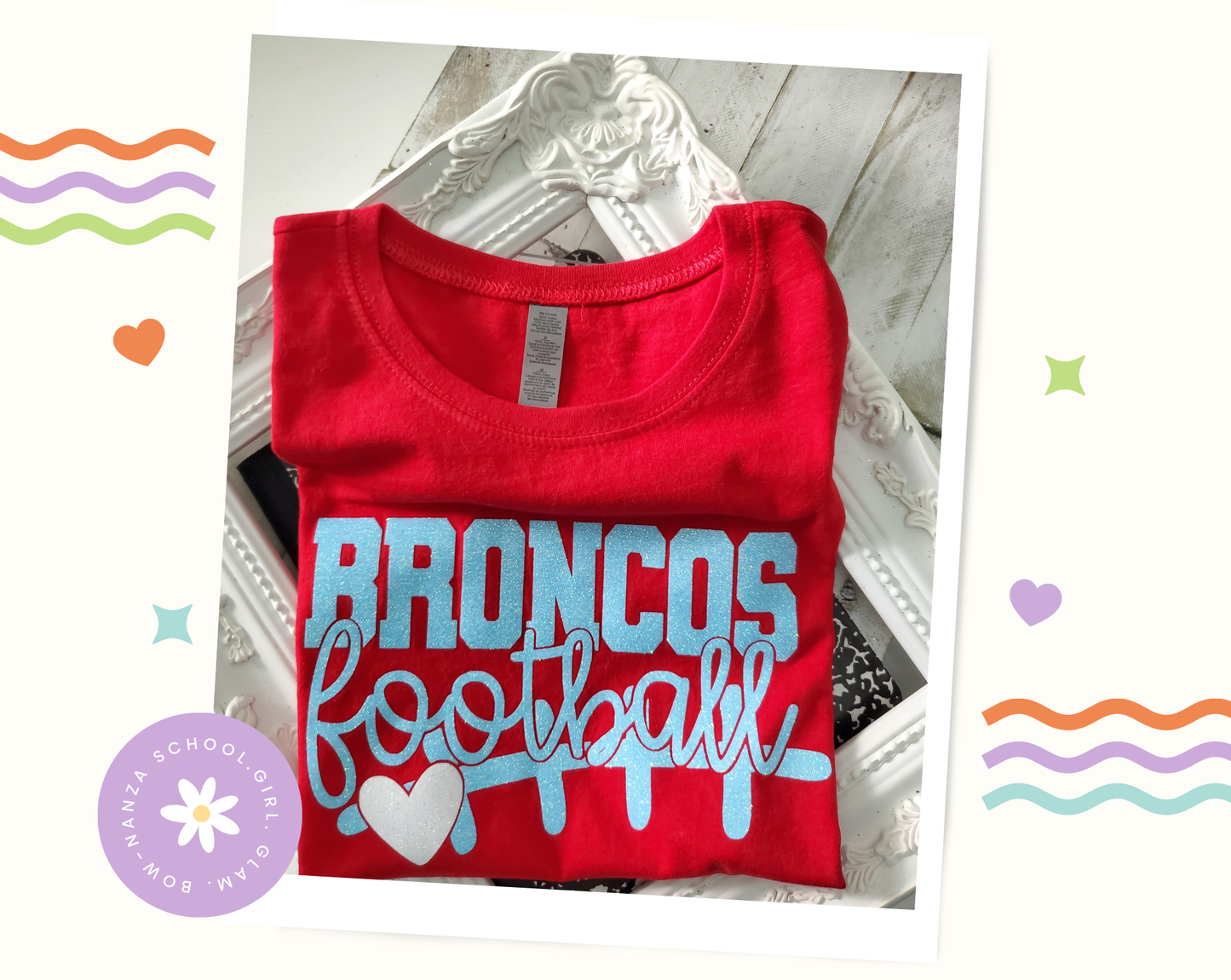 Broncos Football T-Shirt