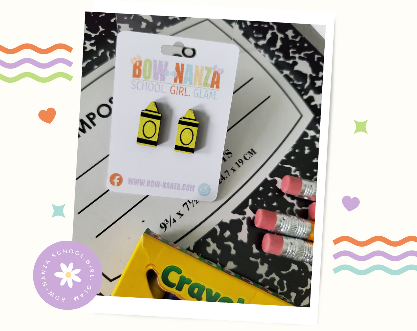 Crayon Earrings