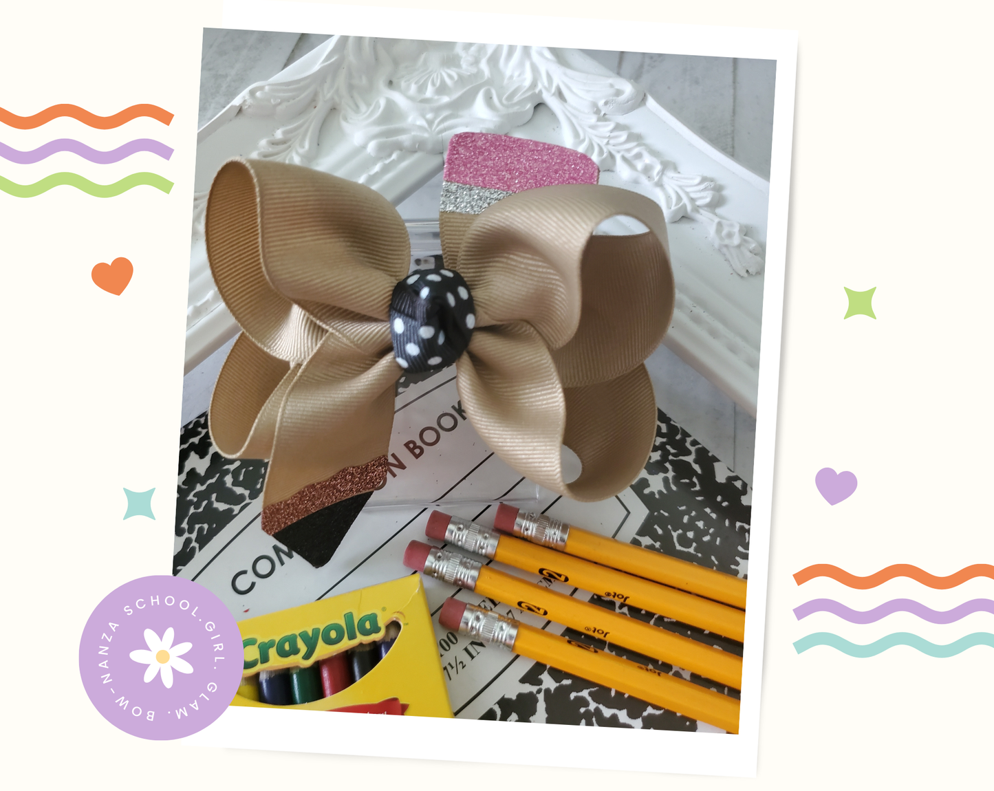 Pencil Hair Bow Bundle