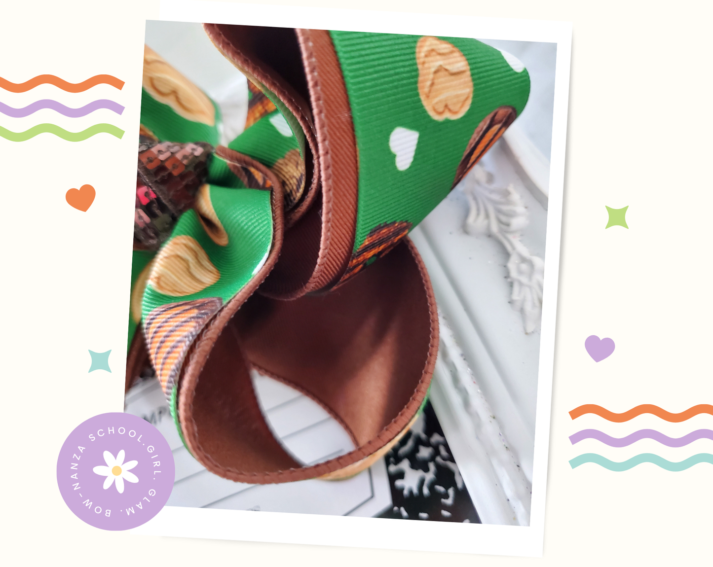 Girl Scouts Cookie Dealer Hair Bow