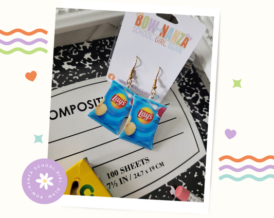 Salt and Vinegar Chips Earrings