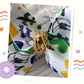 Mardi Gras Boots Hair Bow