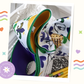 Mardi Gras Boots Hair Bow