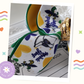 Mardi Gras Boots Hair Bow