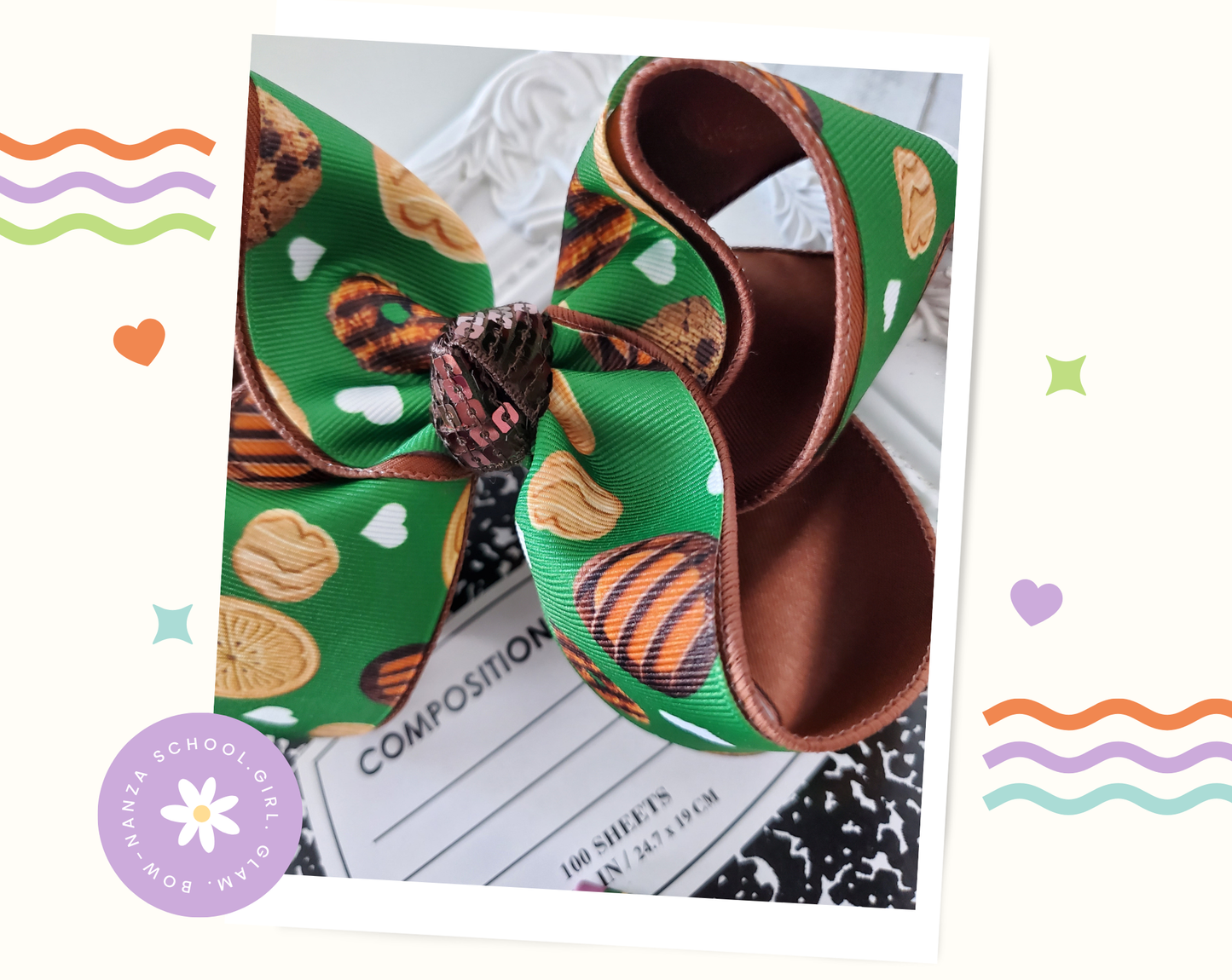 Girl Scouts Cookie Dealer Hair Bow