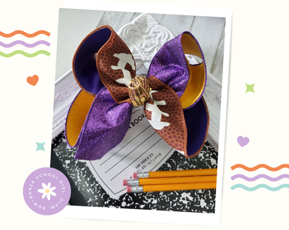 Tigers Glitter Bows