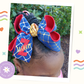 Zachary Embroidery Hair Bow Gold