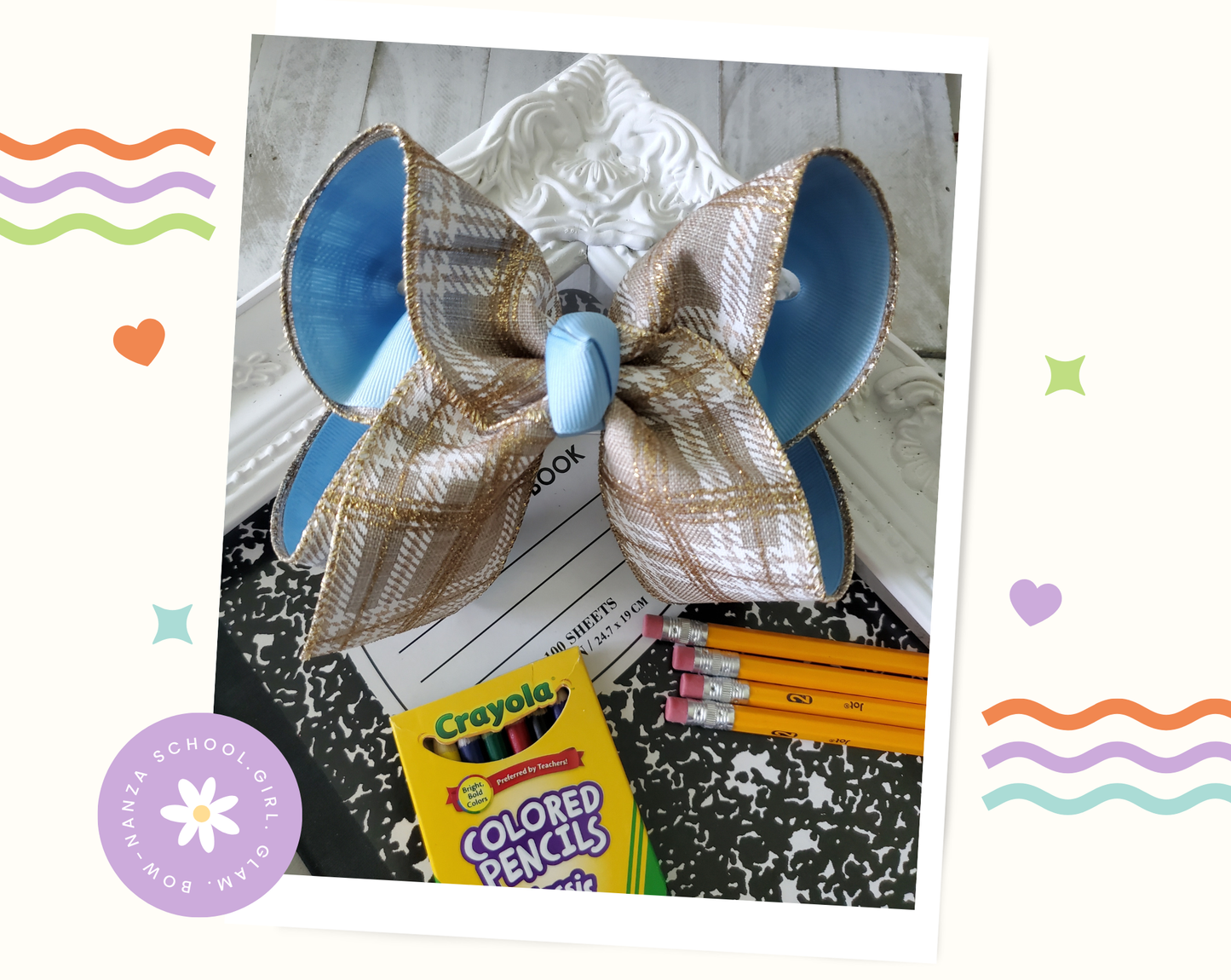 Fun Back to School Bows