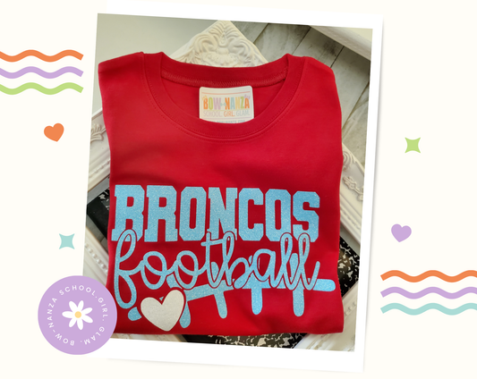 Broncos Football T-Shirt