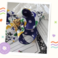 Mardi Gras Boots Hair Bow