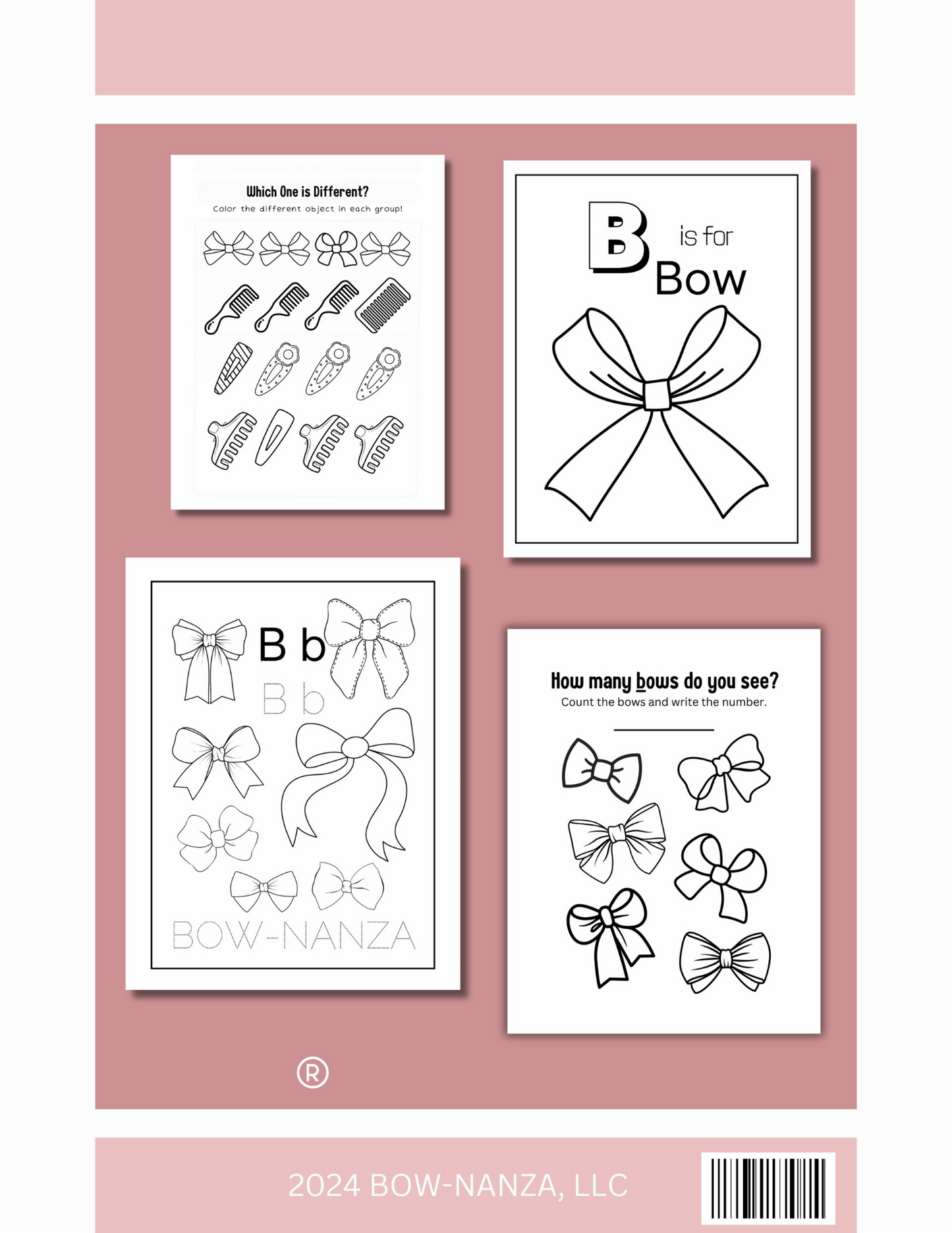 Bows & Smiles Activity Book (Freebie)