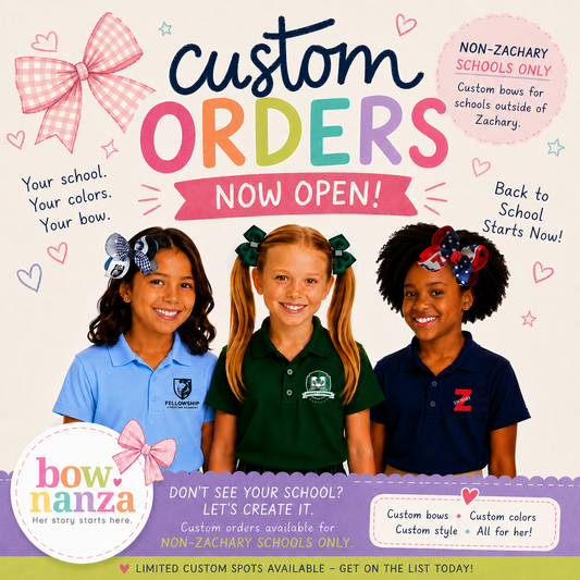 Custom School Bows by BOW-NANZA®