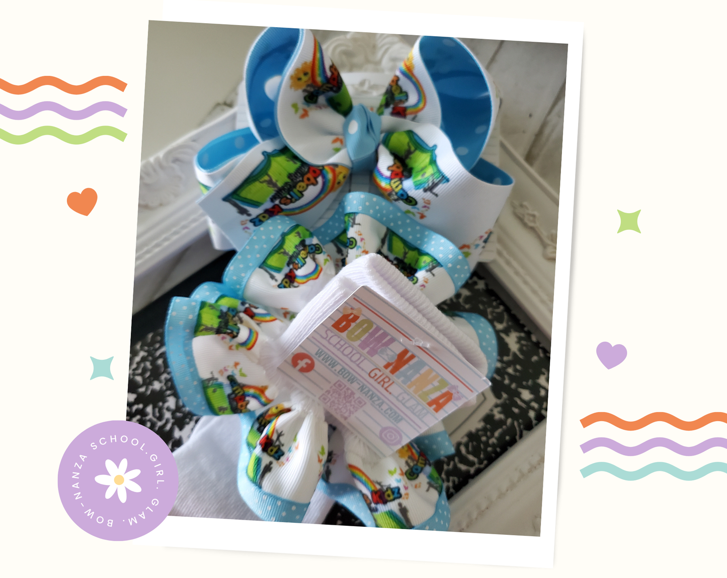 Campbells Kidz Bow & Sock Set