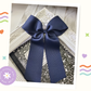 School Hair Bow Tails