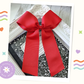 School Hair Bow Tails