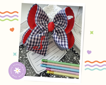 Monogram Initial Hair Bow