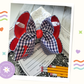 Monogram Initial Hair Bow