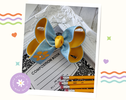 SU Glitter Bling Hair Bow