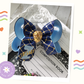 Zachary Embroidery Hair Bow Gold