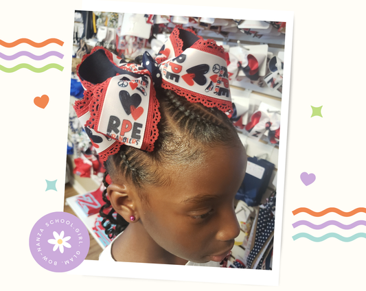 RPE School Spirit Hair Bow