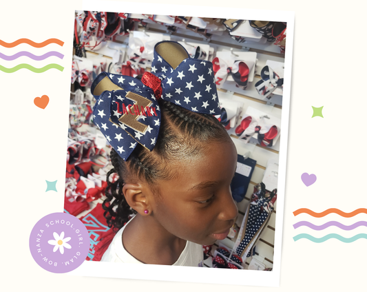 Zachary Logo Hair Bow