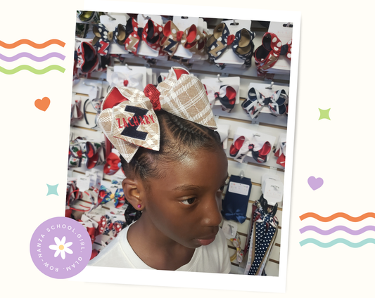 Zachary Logo Hair Bow