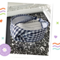Navy Plaid Knot Headband
