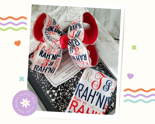 Name Hair Bow & Socks Bundle