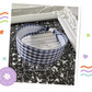 Navy Plaid Headband