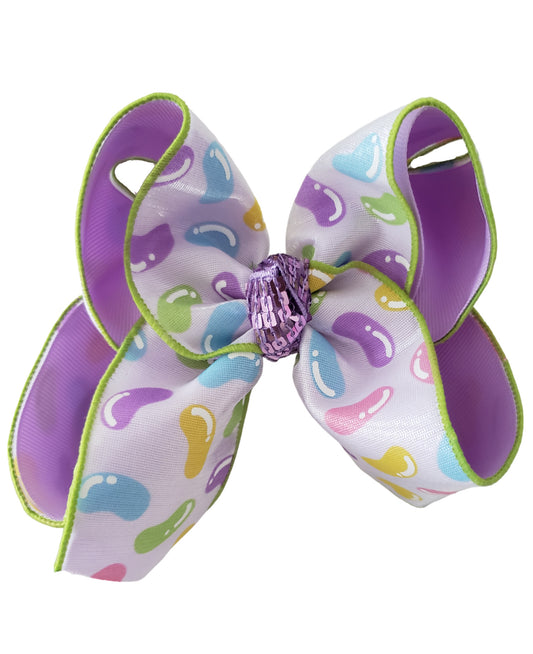 Jelly Bean Easter Hair Bow